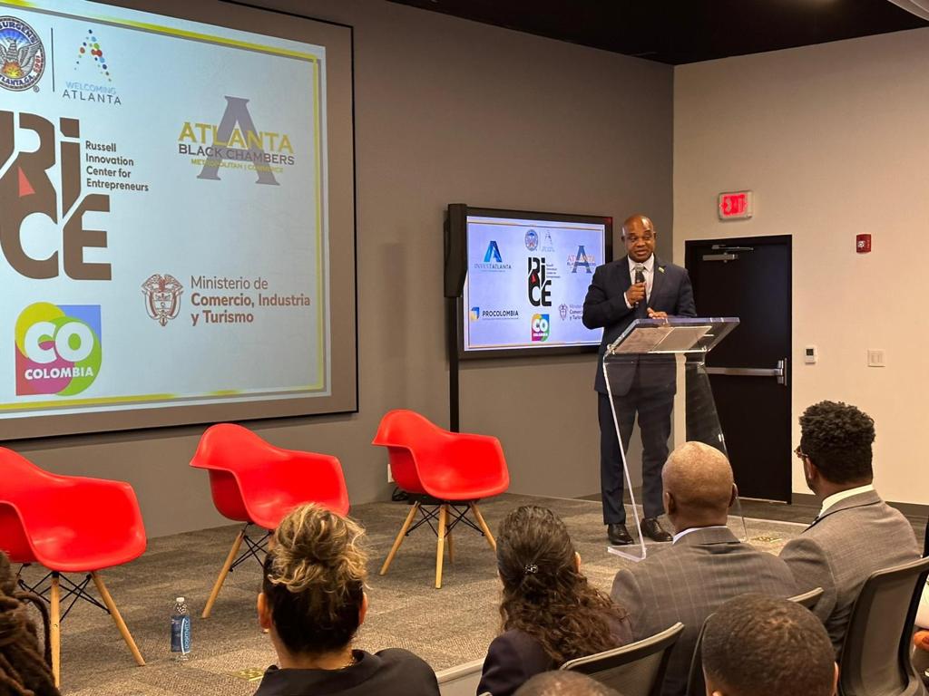 Embajador de Colombia en los Estados Unidos y la primera misión comercial de empresarios afroamericanos a Colombia