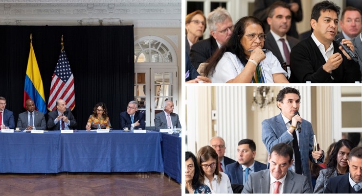 Canciller Álvaro Leyva inicia el diálogo con la sociedad civil, que por primera vez se realiza en el marco del encuentro de alto nivel entre Colombia y Estados Unidos