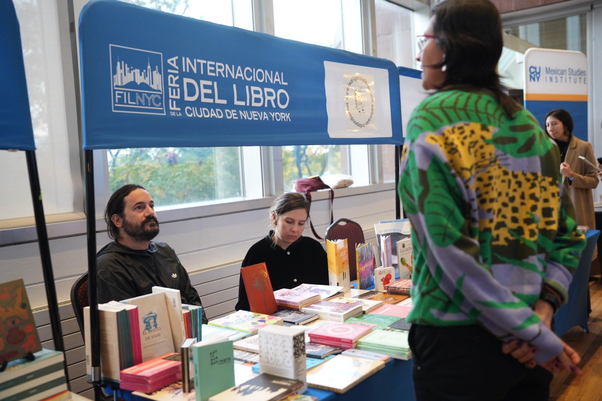 Foto de la participación de Colombia en la sexta edición de la Feria Internacional del Libro de la Ciudad de Nueva York 2024 (FILNY)