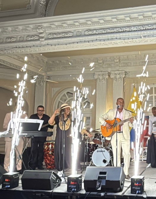 Concierto del Grupo Colombia Negra en la Residencia del Embajador Daniel García-Peña – 22 de mayo de 2025