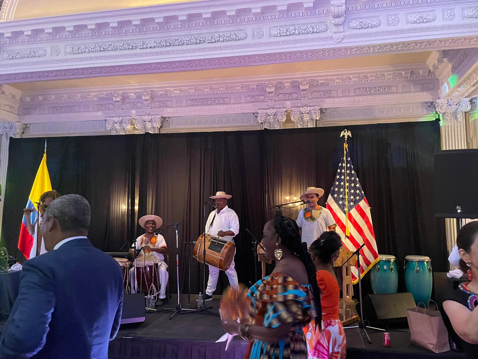 Concierto musical en celebración de la semana de la afrocolombianidad en Washington 