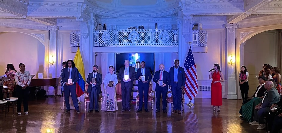 Instalación del evento de la Feria de Cali en la Embajada de Colombia en Estados Unidos