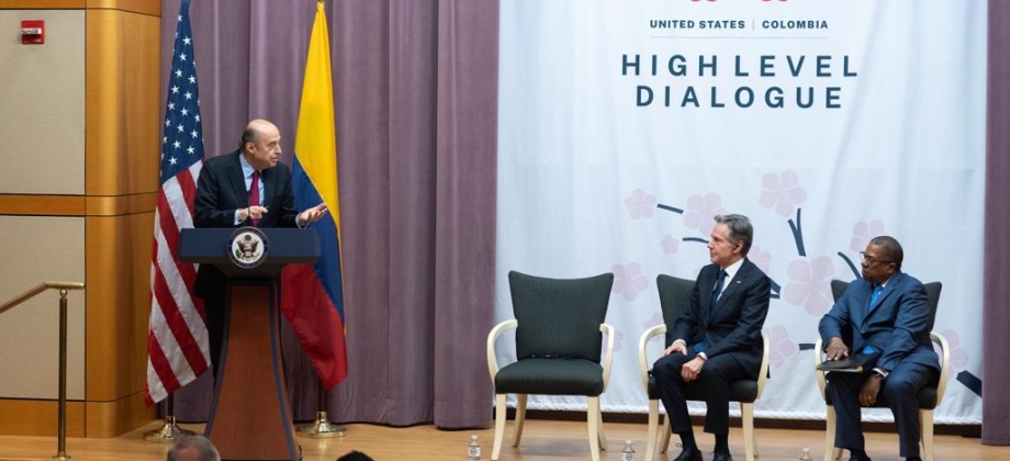 Diálogo de Alto Nivel con Estados Unidos será la oportunidad para que Colombia amplíe prioridades de la agenda bilateral