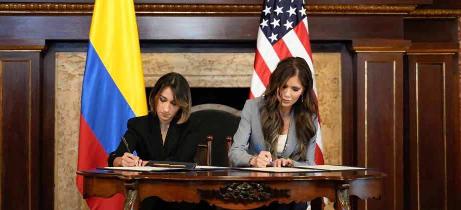 Migración, seguridad, comercio y lucha contra las drogas temas del encuentro de la Canciller Laura Sarabia y la Secretaria de Seguridad Nacional de los Estados Unidos, Kristi Noem