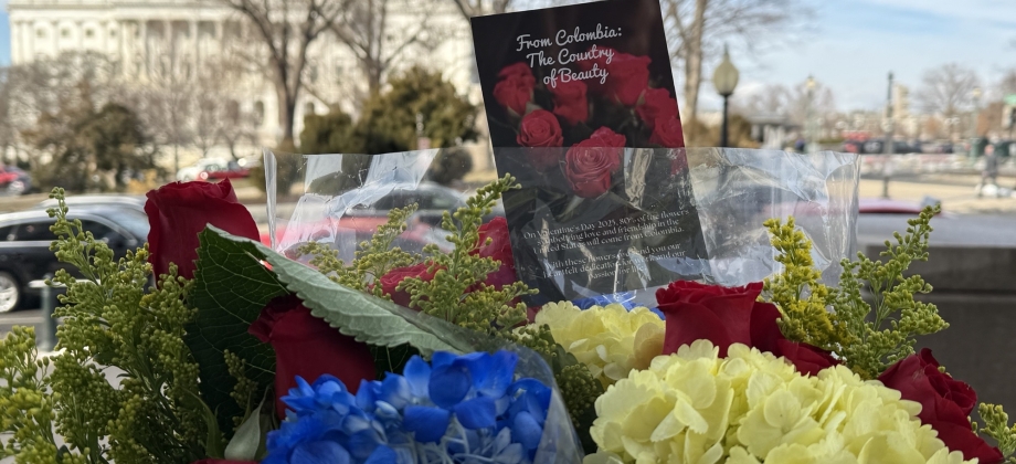 El Congreso de Estados Unidos celebra San Valentín con flores colombianas