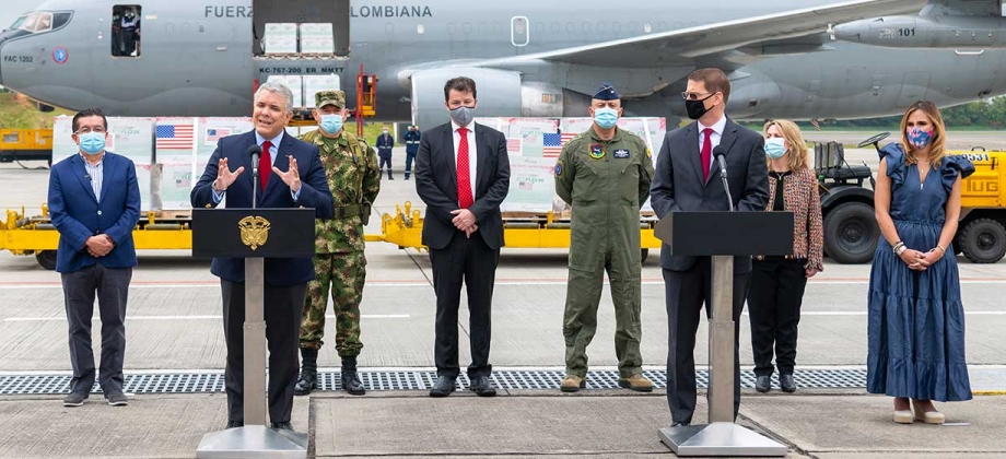 Con donación de 2,5 millones de vacunas, Estados Unidos ratifica que es el principal aliado de Colombia: Presidente Iván Duque