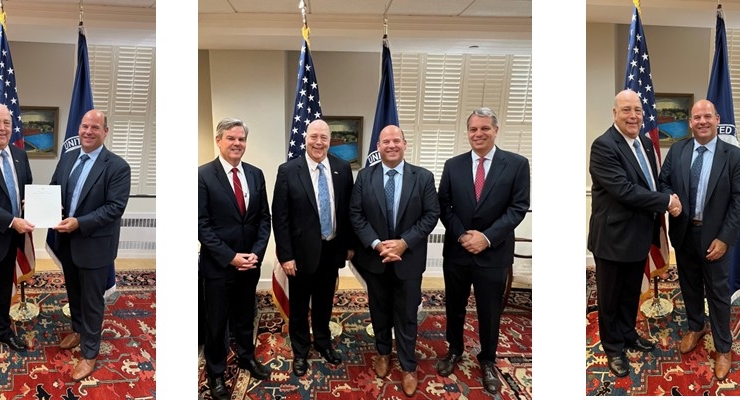 Fotos del nuevo Embajador de Colombia en Washington, Daniel García-Peña Jaramillo junto a funcionarios de los Estados Unidos