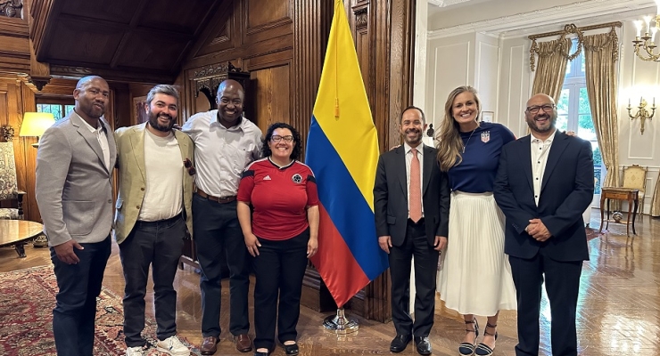 El deporte como puente de desarrollo social: Panel académico y Fan Fest previo al partido amistoso Colombia vs EE.UU. en Washington D.C.